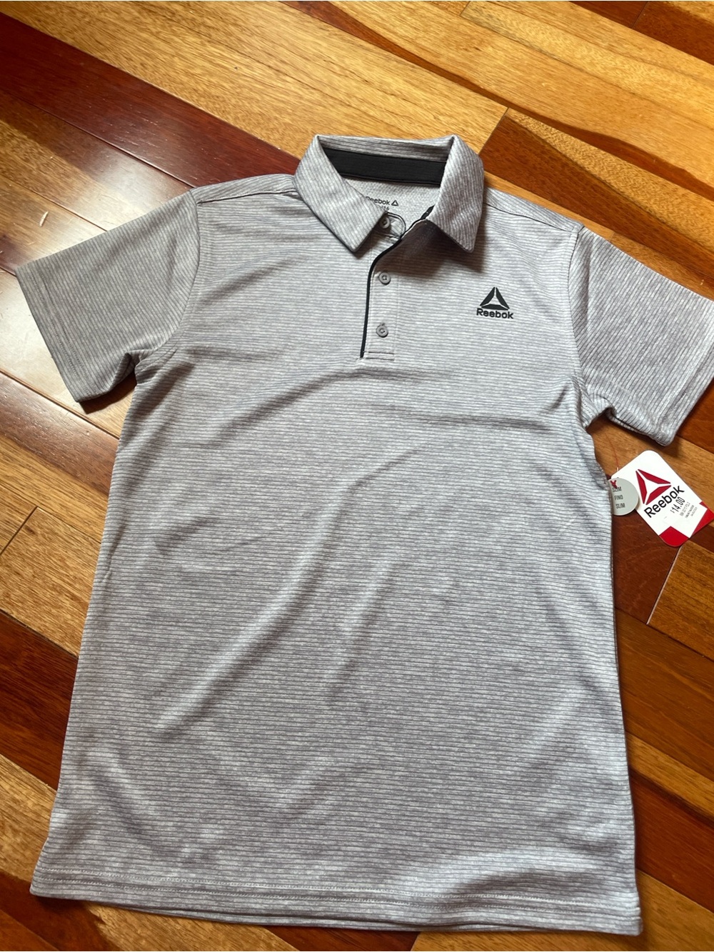 Reebok kids Grey Polo Shirt
